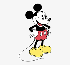 Large figurine of mickey mouse on the welcome banner with natural light blue sky background at disneyland, hong kong. Classic Mickey Mouse Clipart Classic Mickey Mouse Png 400x691 Png Download Pngkit