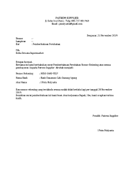 Surat ini sebenarnya tidak wajib untuk digunakan jika orang yang bertanggung jawab tersebut langsung membayar ganti rugi yang dia sebabkan. 17 Contoh Surat Pemberitahuan Ganti Rekening Bank