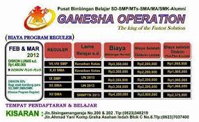 Maybe you would like to learn more about one of these? Biaya Ganesha Operation Main Game E