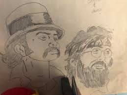 Check spelling or type a new query. Cheech And Chong I Drew When I Was 13 Drawing