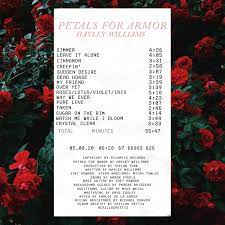 Check spelling or type a new query. Petals For Armor Album Receipt Hayleywilliams