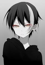 Black And White Anime Boy Icons 