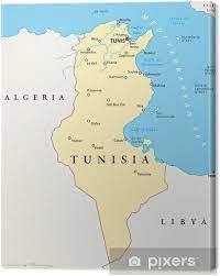 Check spelling or type a new query. Tunisia Map Tunesien Landkarte Canvas Print Pixers We Live To Change