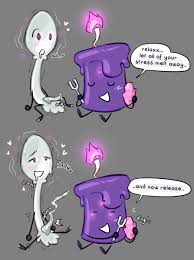 Rule 34 Dev - :3 blush blushing candle_(ii) critterscrawl cum drool  drooling hfo hypnosis inanimate_insanity object_show object_shows  silver_spoon_(ii) tentacle_penis|8894860200