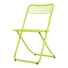 New Yellow Metal Folding Chair By Federico Giner For Houtique Folding Chair Metal Folding Chairs Iron Chair