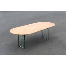 Elle est composée de 2 plateaux acollés. Table Ovale 10 A 12 Personnes