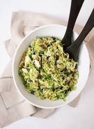 Honey Mustard Brussels Sprout Slaw Cookie And Kate Recipe Food Slaw Recipes Healthy Recipes