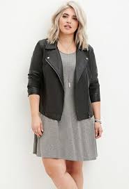 Plus Size Faux Leather Moto Jacket Plus Size Outfits Plus Size Fashion Size Fashion
