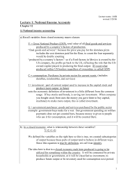 Article shared by ritika muley. Lecture 1 National Income Accounts