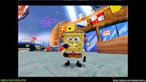 Xqemu Xbox Emulator The Spongebob Squarepants Movie Game Ingame Realtime 1d968aa Youtube