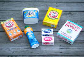 Soap flakes, washing soda, borax, andbaking soda. Make Your Own Powdered Laundry Detergent Six Clever Sisters