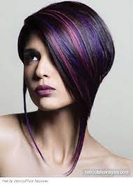This heightened hair too abides by an unconventional color. Making Away A Couple Of Units Hair Highlights Purple Hair Highlights Hair Styles