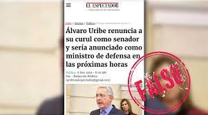 El último adiós a carlos holmes trujillo El Espectador No Publico Que Uribe Seria Anunciado Como Ministro De Defensa Colombiacheck