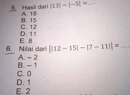 Soal ulangan semester 1 kelas 12 matematika wajib. Matematika Wajib Kelas 10 Bab Persamaan Dan Pertidaksamaan Nilai Mutlak Soal Telah Terlampir Brainly Co Id