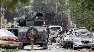 The taliban claimed responsibility for an hourslong attack on the home of afghanistan's acting defense minister in kabul. Taliban Attack Us Aid Group S Office In Kabul Bbc News