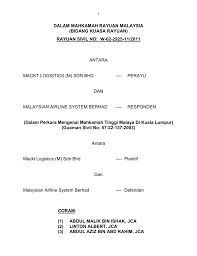 V national union of hotel, bar & restaurant workers & anor (1980) salleh abas fj, said that: Rayuan Sivil No W 02 2925 11 2011 Antara Mackt Logistics M Sdn Bhd