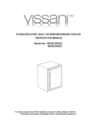 Sears & other sellers (2) ami ventures inc (1) vir ventures (2) ami ventures inc. Vissani Mcwc50dst User Guide Manualzz