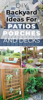 Especially if you can make your space your own by using some of these inspiring ideas. 12 Diy Backyard Ideas For Patios Porches And Decks The Budget Decorator