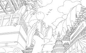 Naruto 579 Sleeping Kurama Line Art By Gwensour Line Art Art Naruto