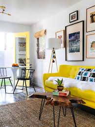 Adding custom furniture in your yellow and grey living room is another good idea to try. Simple Inspiration On How To Style Around A Yellow Sofa Homesthetics Inspiring Ideas For Your Home