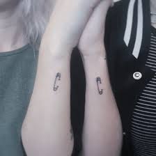 Safety Pin Matching Tattoo Artist Sherriaustria Safety Pin Tattoo Matching Sister Tattoos Tattoos
