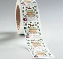Square Waterproof Food Packaging Labels