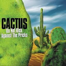 Never go on a date with a cactus they'll spike your drink. Do Not Kick Against The Pricks Cactus Amazon De Musik