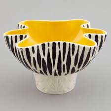 Beswick Mid Century Zebra Stripe Planter Bowl Item 3152 Ceramic Pottery Ceramics Ceramic Bowls