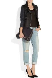 Iro Blanca Two Tone Leather Jacket Jackets Leather Jacket Fashion