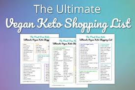 If you decide to include other foods, check the label for carbohydrate count and. The Meat Free Keto Ultimate Vegan Keto Shopping List