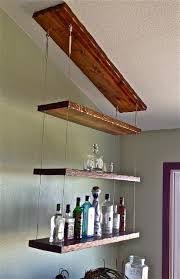 Cable Suspended Shelves Google Search Suspended Shelves Diy Home Bar Hanging Shelves