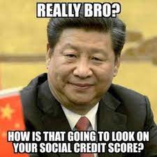 Social Credit Meme Discover more interesting Bro, Chinese, Credit, Social  memes. www.idlememe.comsocial-credit-mem… | Memes, Funny memes,  Schrödinger's cat