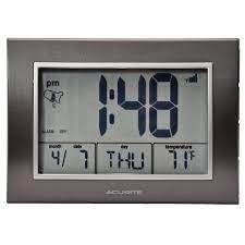 Payment 30% deposit, 70% balance before shipping product overviews related products. 7 Inch Atomic Alarm Clock With Date Day Of Week And Temperature Clocks Acurite Weather