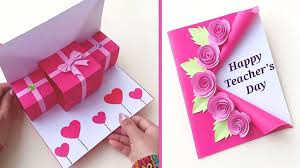 Make meaningful moments even more personal with handcrafted card making ideas that capture the mood and show loved ones how much you care. How To Make Teacher S Day Card Card Idea For Competition Handmade Card Tutorial Youtu In 2021 Cards Handmade Happy Birthday Cards Printable Teachers Day Card