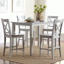 It's usually made from the fine wood. Simplicity Dove Grey 5 Piece Counter Height Set Counter Height Table With 4 X Back Stools Bernie Phyl S Furniture By Jofran Inc