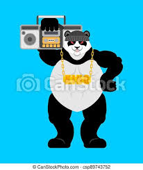 Pekeno beats — beat trap gangsta 04:33. Panda Gangster And Bandit Cool Bear Swag Gangsta Animal Guy Rapper Canstock