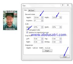 Cara Membuat Ukuran Foto 3x4 4x6 Di Microsoft Word Danish F