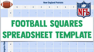 Super bowl lv #nfl #superbowl. Football Squares Template Spreadsheet Super Bowl Squares For Google Sheets Youtube