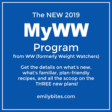 New 2019 Weight Watchers Myww Program Emily Bites