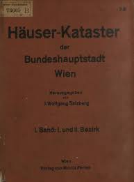 Häuser-Kataster der Bundeshauptstadt Wien