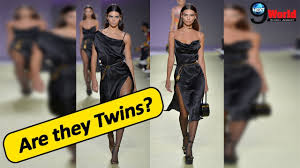 Khloé kardashian, kendall jenner, emily ratajkowski, and hailey bieber all wore these slinky styles braless. Super Models Kendall Jenner And Emily Ratajkowski Look Alike At The Milan Fashion Week Youtube