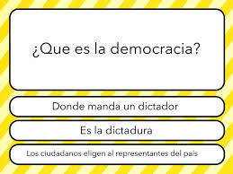 La democracia no es perfecta, pero sí es el mejor sistema para el bienestar colectivo. Que Es La Democracia By Emilio Ilie Educational Games For Kids On Tinytap