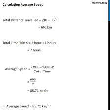 We know the average speed and must find the fraction of time taken at a particular speed. Average Speed Formula Examples Questions Teachoo Concepts
