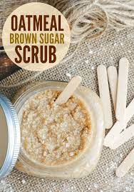 Make Your Own Oatmeal Brown Sugar Scrub Sugar Scrub Homemade Diy Oatmeal Sugar Scrub Diy