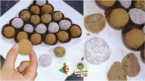 تروف الشوكولاتة بطريقة سهام ديلخ بالصور من سهام ديلخ لباتنية الجزائرية Recipe Chocolate Cookie Chocolate Food