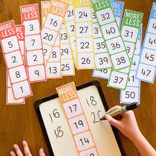 One More One Less Ten More Ten Less Number Cards Math For Kids Math Activities Fun Math
