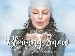 Blowing Snow Overlay for Photoshop, Winter Overlay Bundle, Photoshop Snow  Overlay, Blowing Snow Overlay Photoshop, Christmas Overlay