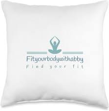 Fit Your Body with Abby Pillow Throw Pillow