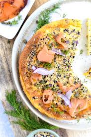 Keto Smoked Salmon Everything Quiche My Modern Cookery