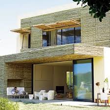 The treehouse is wrapped in cedar trim and vintage heart of pine siding salvaged off an old atlanta house (the porch, so it wasn't painted). Bamboo Cladding In A South African Beach House By Gap Interiors House Home Beachhouse Contemporary Beach House Beach House Design House Facade Design